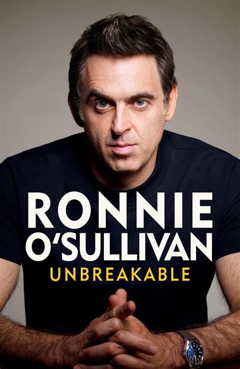 ronnie o'sullivan book unbreakable